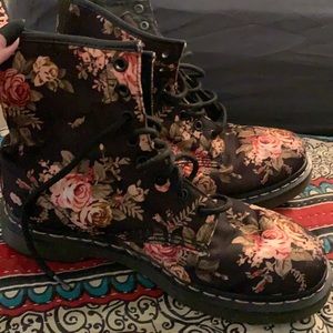 Floral hard canvas docs worn once